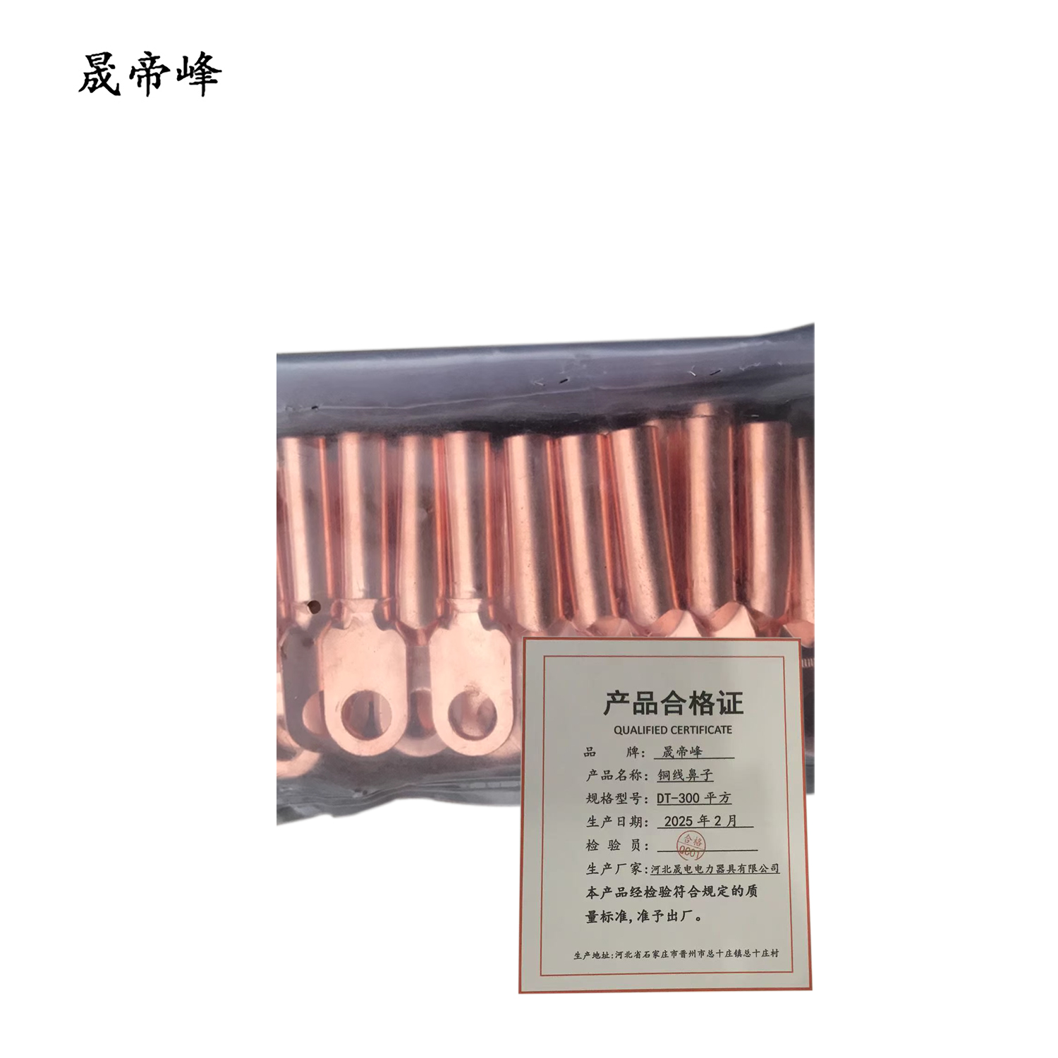 晟帝峰 铜线鼻子 DT-300平方 只高清大图