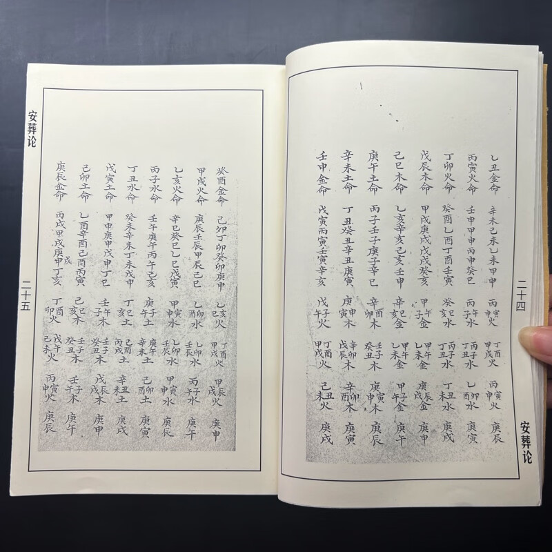地理入门安葬论六十甲子日高清大图