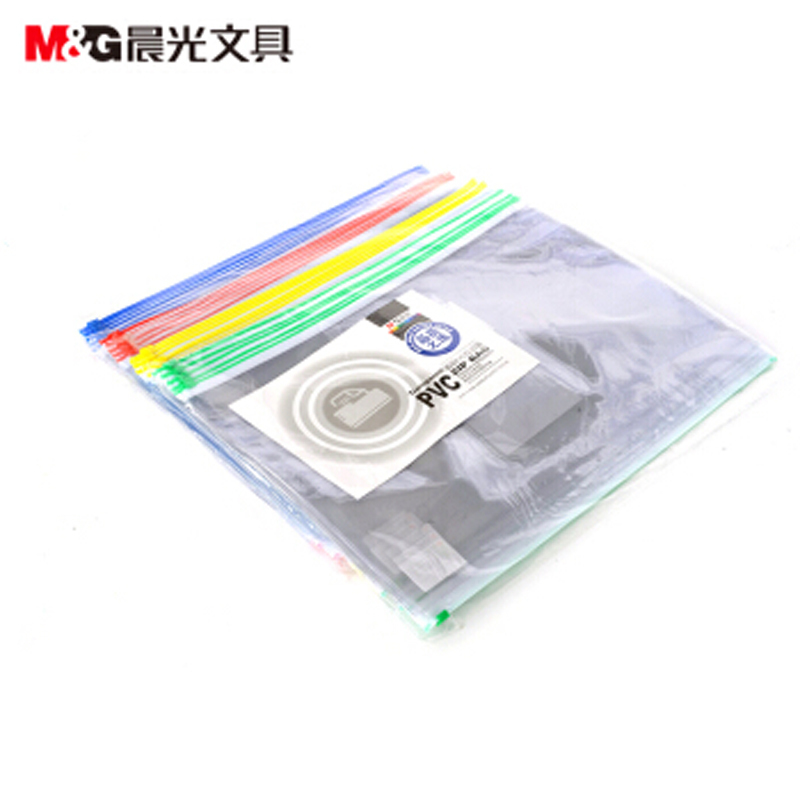 晨光(M&G) 晨光8K拉边袋PVC透明ADM94505(12袋装) 拉边袋 HB
