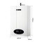 能率(NORITZ) 13升燃气热水器 GQ-13SAG3FEX(天然气) 旗舰静音恒温 CPU智控系统 CO安全防护