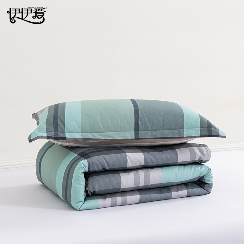 伊伊爱 YJD25345S 员工公寓觉忆S系列格调四件套 200*230cm（单位：套）高清大图