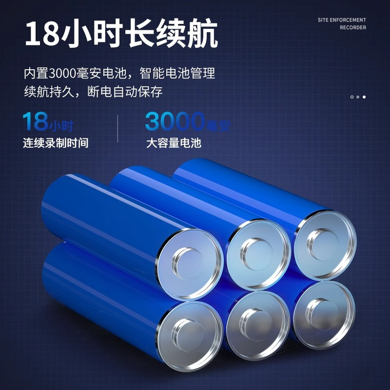 高清夜视记录仪 胸前佩戴随身专业执勤现场工作器仪 4K清增透夜视版 4K高清增适夜视版+128G[续航18小时]高清大图