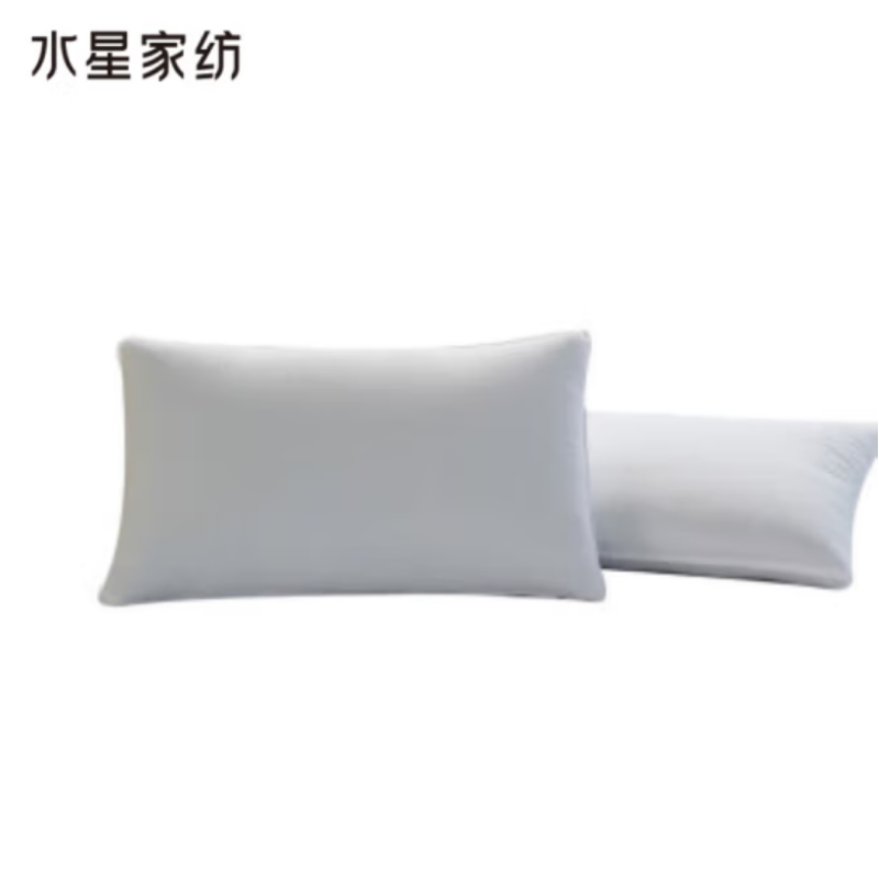 水星家纺 安睡羽丝绒枕 单只