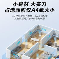 空气净化器除甲醛家用除甲醛抗菌吸烟宠物负离子除臭卧室桌面小型净化机