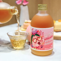 通明山 低度微醺高颜值水果酒 白桃味果酒 8度 330ml*1瓶 单瓶装