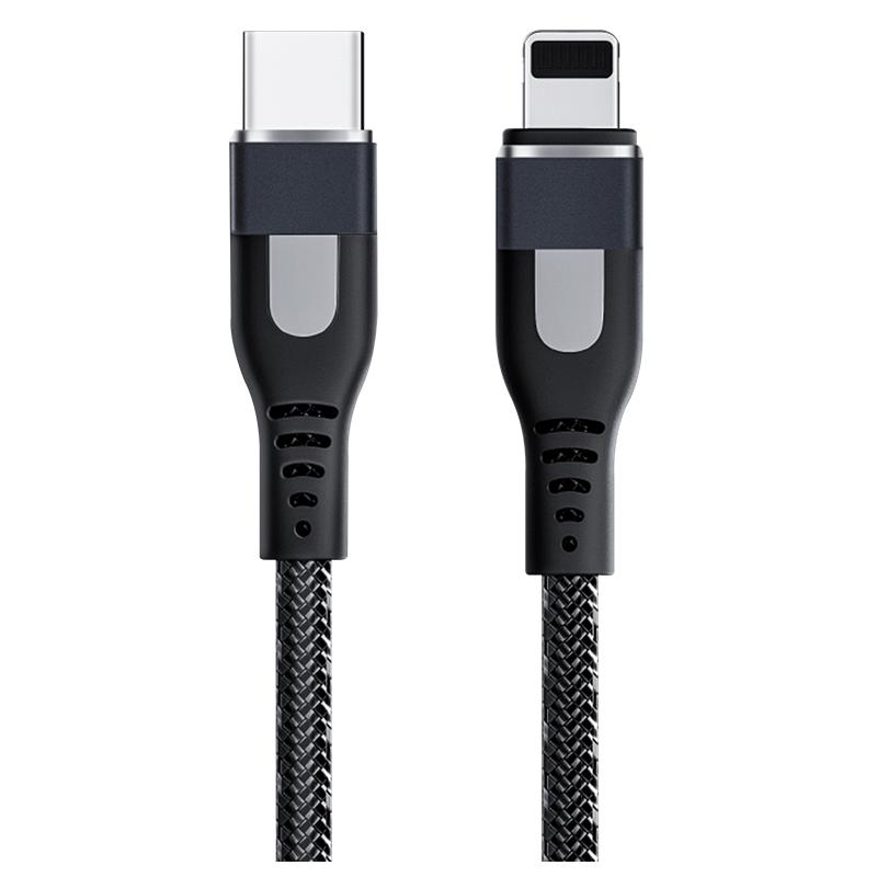 REMAX PD18W iPhone 手机快充数据线 苹果MFi认证 充电线 黑色