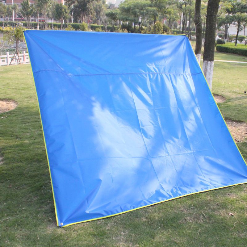 户外地席帐篷露营垫防水牛津布天幕草垫便携式野餐沙滩防潮垫随机发货