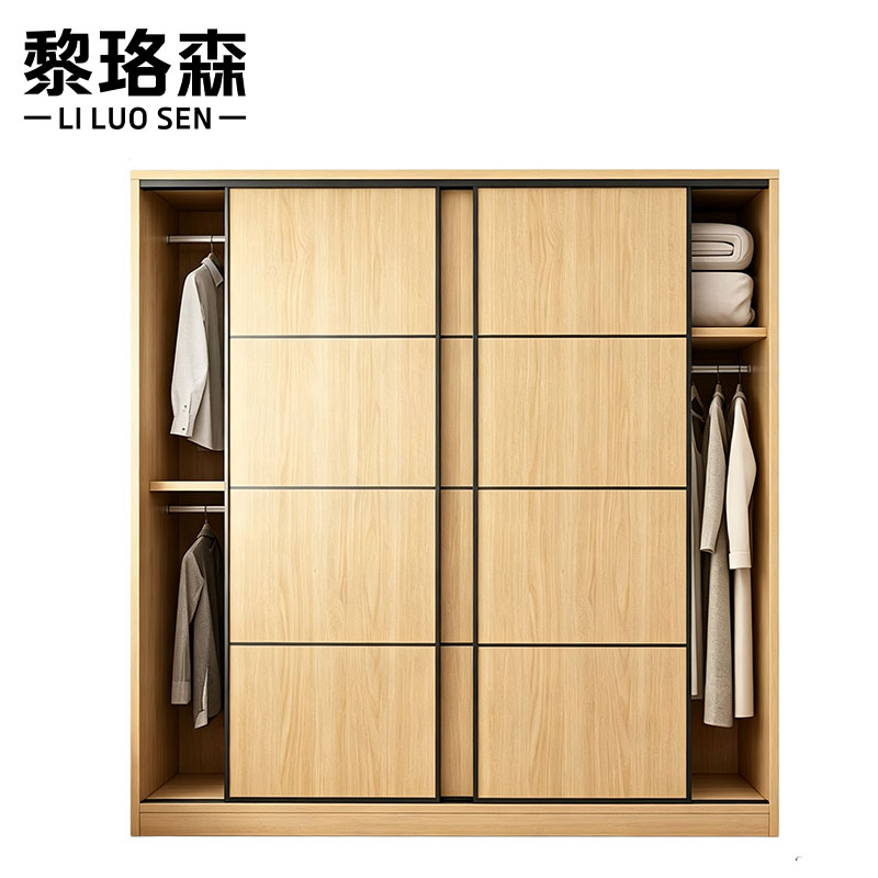 黎珞森木质衣柜高清大图