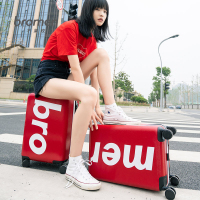 不莱玫热卖bro时尚潮酷密码旅行箱登机箱行李箱拉杆箱女