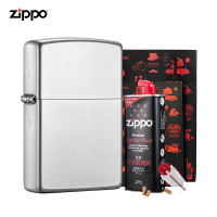 ZIPPO芝宝官方旗舰店原装打火机ZIPPO正版缎砂礼盒套装打火机ZCBEC-59