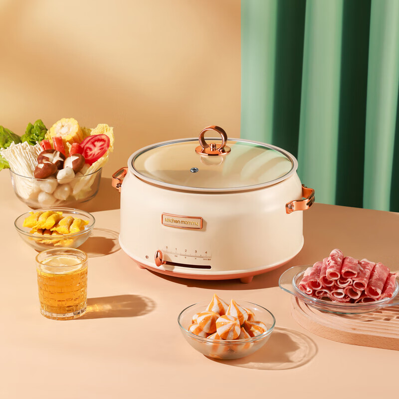 厨创妈咪多功能分体式电火锅KT-HG-5018高清大图