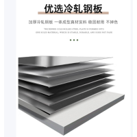 钢制型材床上下铺学生公寓员工宿舍双人铁艺高低床90cm黑色双层