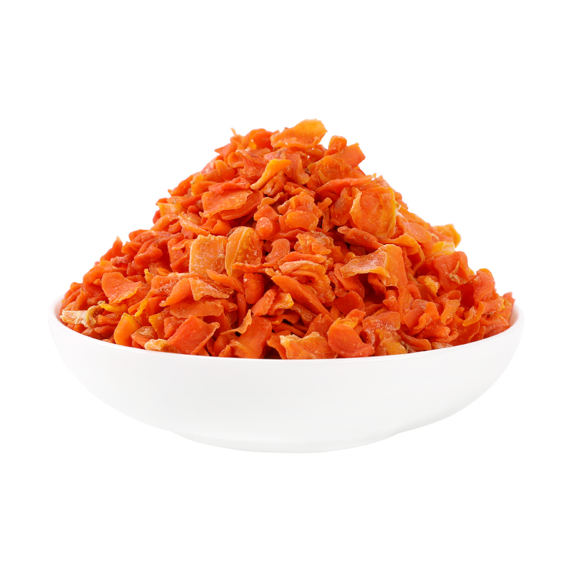 洁西 胡萝卜粒/脱水胡萝卜干 500克