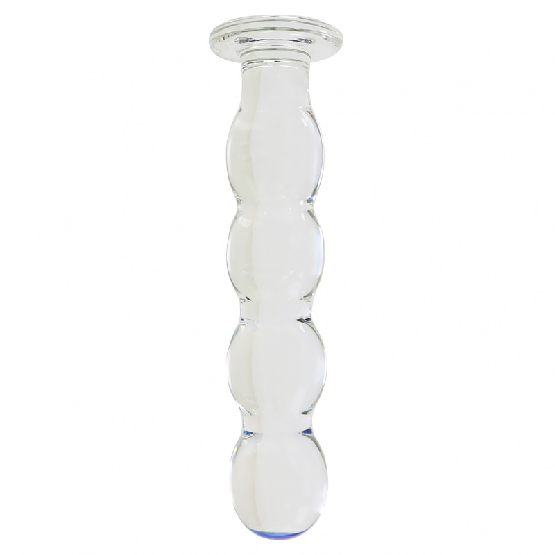 水晶按摩棒后庭拉珠玻璃阳具透明情趣性工具夫妻激情女自玩慰系列高清大图