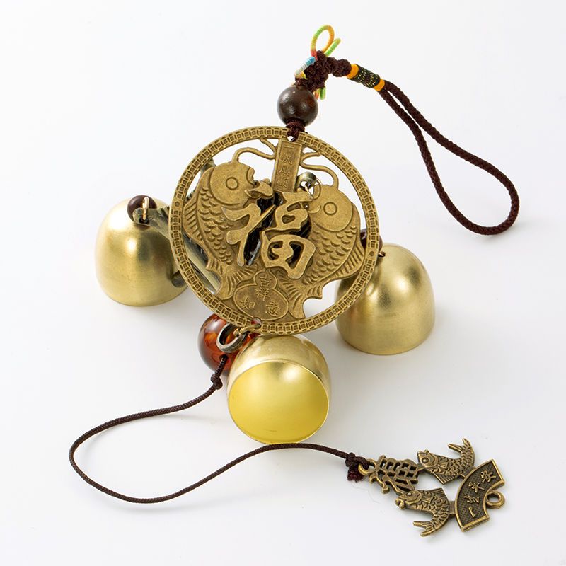 风铃金属风铃田园风铃合金铃铛门饰挂饰镇宅辟邪防盗门铃纯铜中华四神
