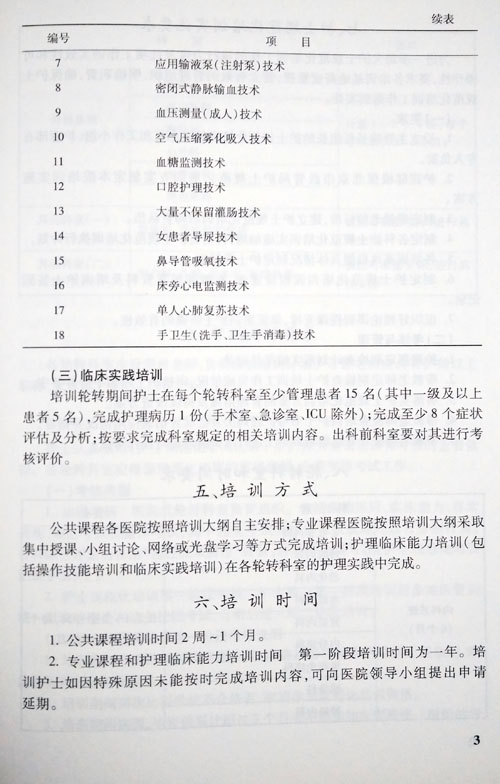 [正版]北京市属医院护士规范化培训指南 上册 护士规范化培训第一阶段 人民卫生出版社9787117230735高清大图