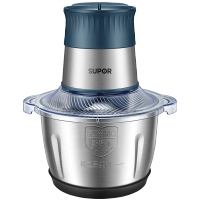 苏泊尔(SUPOR)绞肉机1.5L电动小型不锈钢多功能搅肉料理机搅拌机
