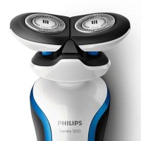 飞利浦（PHILIPS）电动剃须刀S566/02男士双刀头刮胡刀充电式胡须刀水洗干湿两用 全身水洗 旋转式 荷兰进口刀头