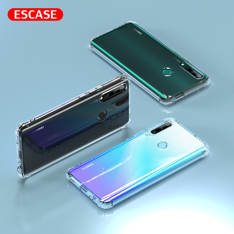 ESCASE 华为畅享10plus手机壳保护套TPU全包气囊防摔壳男女通用(有吊绳孔)ES-iP9系列 升级版透白