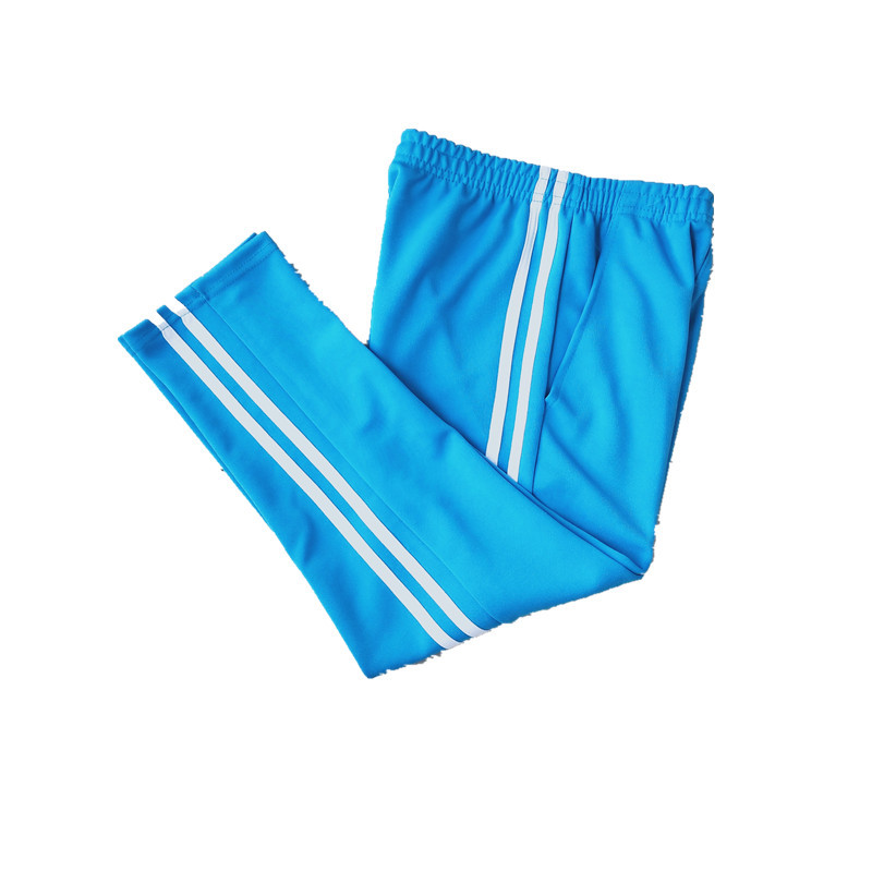 热卖小学生校裤天蓝色运动裤男高中学生校服裤子薄款透气男长裤子校裤