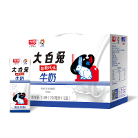 光明大白兔风味牛奶200ml*12盒