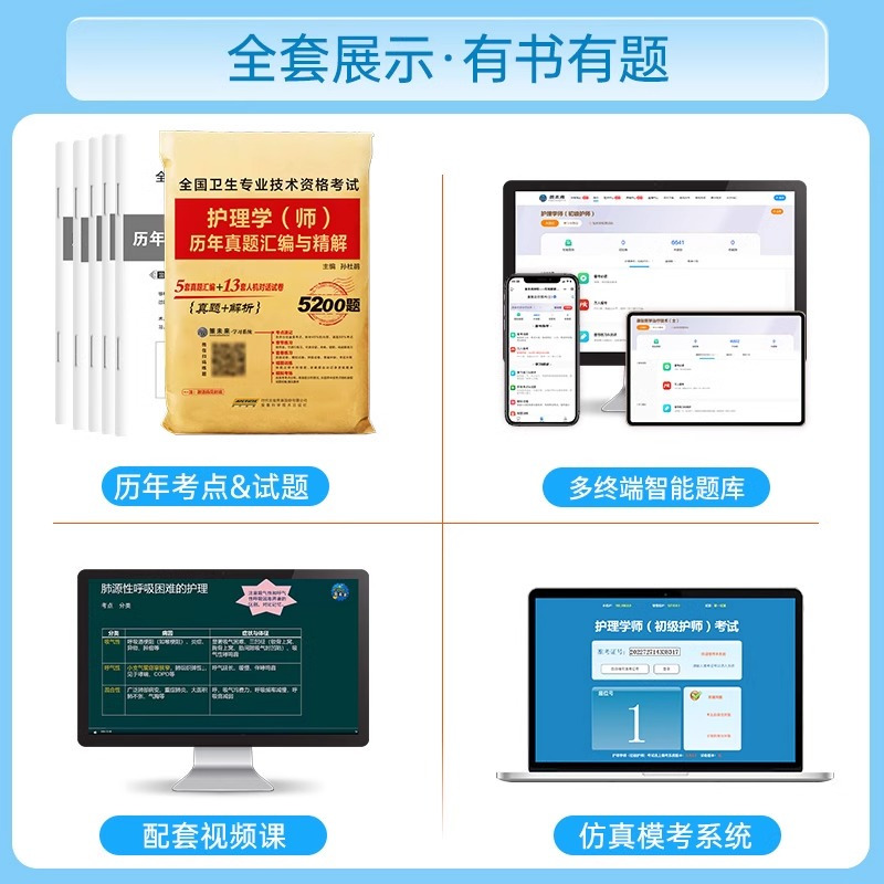 历年真题 [正版]2025新版初级护师资格考试用书历年真题试卷及详解护理学师初级2024护师资格证考试历年真题精解可搭护