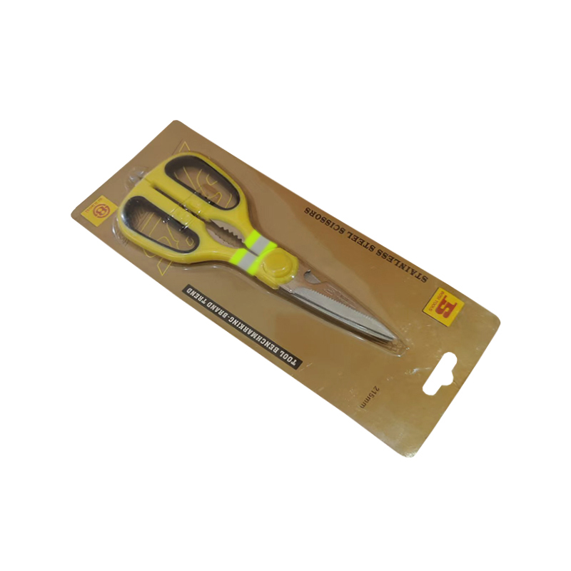 波斯(BOSI) 荧光系列不锈钢多用剪刀 215mm 把高清大图