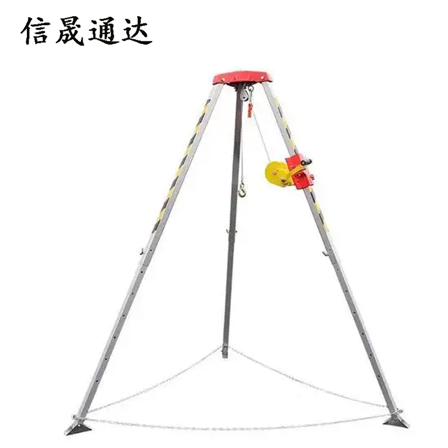 信晟通达 救援三脚架 1800磅含绞盘 台高清大图