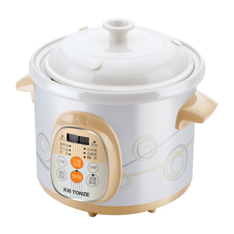 天际电炖炖锅DGD30-30AWD家用煮粥神器煲汤锅电用多功能全自动智能陶瓷养生锅电炖锅 电炖盅白陶瓷智能预约煮粥煲汤锅