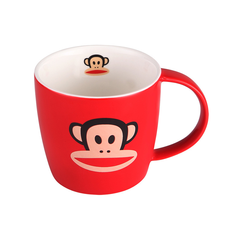 大嘴猴paulfrank陶瓷马克杯带把水杯pfc502400