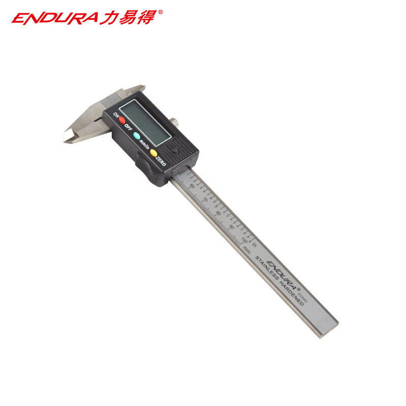 力易得（ENDURA）不锈钢数显游标卡尺 带表游标卡尺 150mm 货号E0541 1把