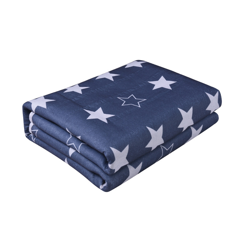 CCKO舒适绒单人双人电热毯代加工学生宿舍用安全电褥子-绒面-高低档[双人双控长2米*宽1.8米]花型随机高清大图