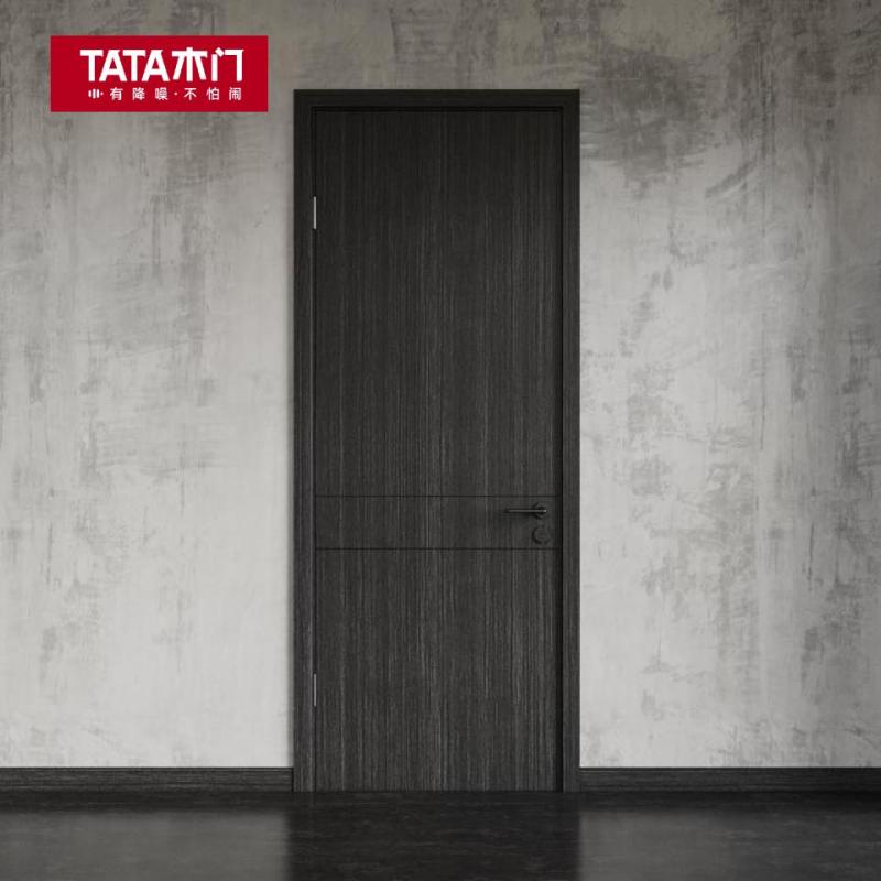 tata木门现代简约木门卧室门全屋定制木质复合室内门免漆门t002