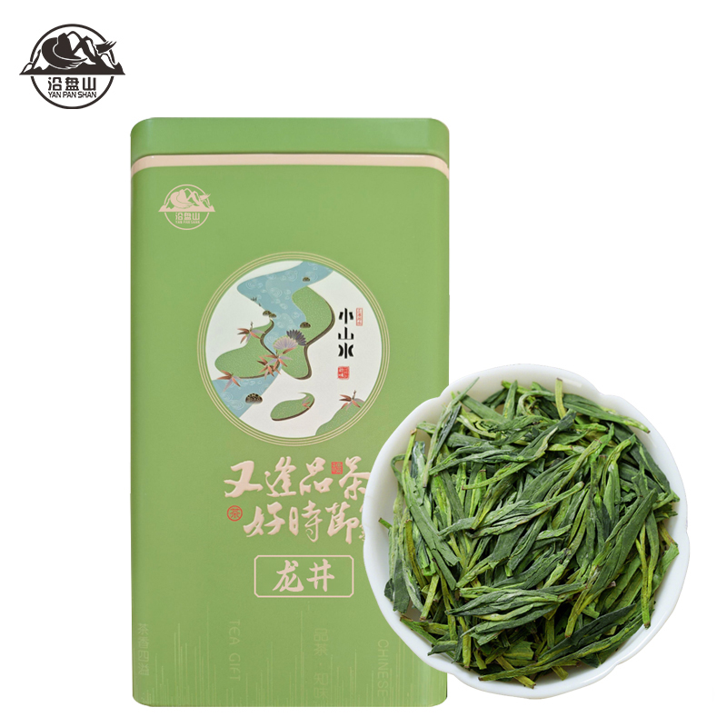 沿盘山 茶叶 龙井 250g 罐高清大图