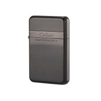 CHIEF首领003煤油打火机超薄纯铜老式砂轮个性创意复古打火机 黑拉丝