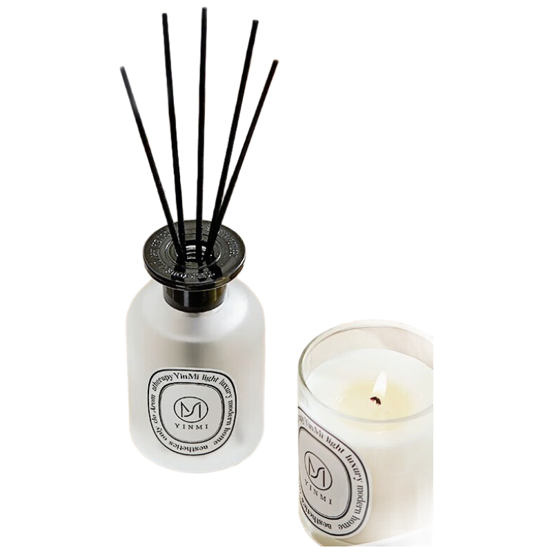 尹谜(YINMI) 乌木檀香200ml 香薰用品 感官系列 无火香薰室内持久家用空气清新剂卧室房间卫生间酒店香氛精油