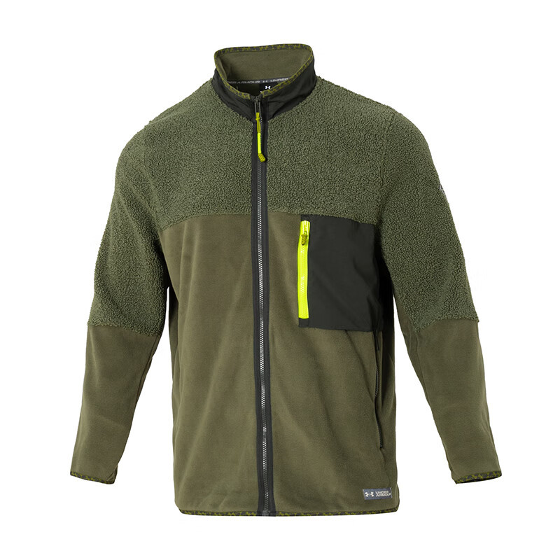 安德玛(Under Armour)男装外套新款运动服户外保暖立领开衫潮流舒适休闲夹克1373277-390 ZP