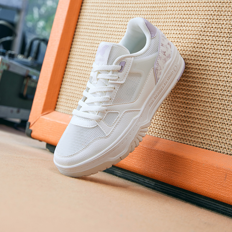 361°女鞋小白鞋透气不闷脚运动鞋网面鞋子休闲鞋板鞋高清大图