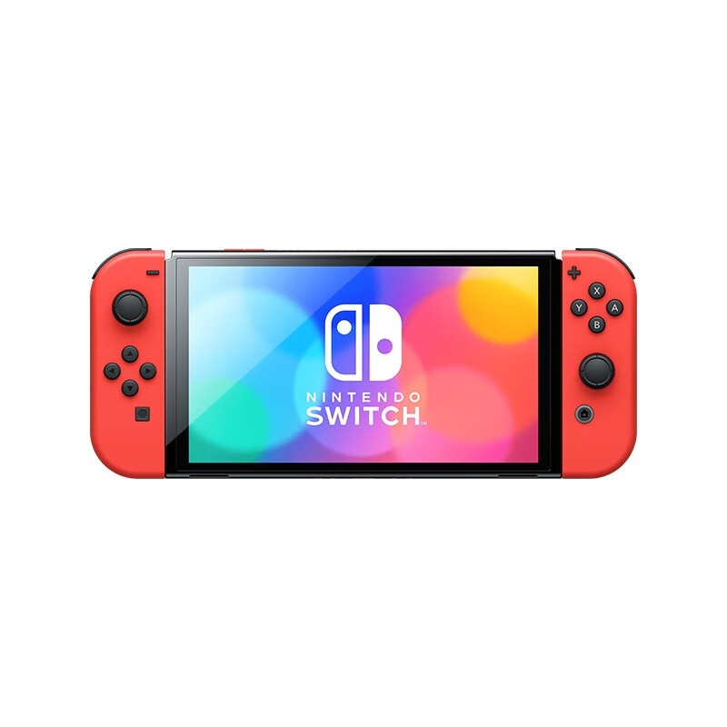 任天堂Nintendo Switch oled加强日版便携家用ns体感游戏机掌机 日版OLED主机 马力欧红色
