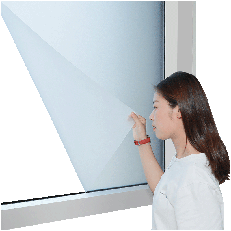 升级加厚纯磨砂(静电免胶-送工具) 30*100cm 窗户磨砂玻璃贴纸透光不透明卫生间浴室防窥遮光隐私防走光贴膜纸