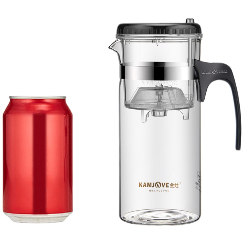 金灶（KAMJOVE）大容量茶壶茶具 耐热玻璃飘逸杯冲泡器花茶壶高清大图