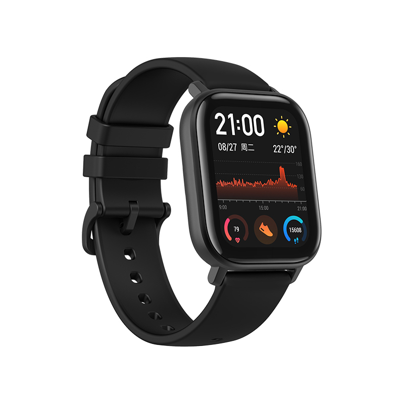 Amazfit GTS 智能手表 运动手表 14天续航 GPS 50米防水 NFC 曜石黑