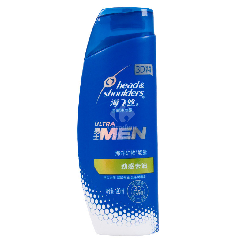 海飞丝男士去屑洗发露洗发水190ml