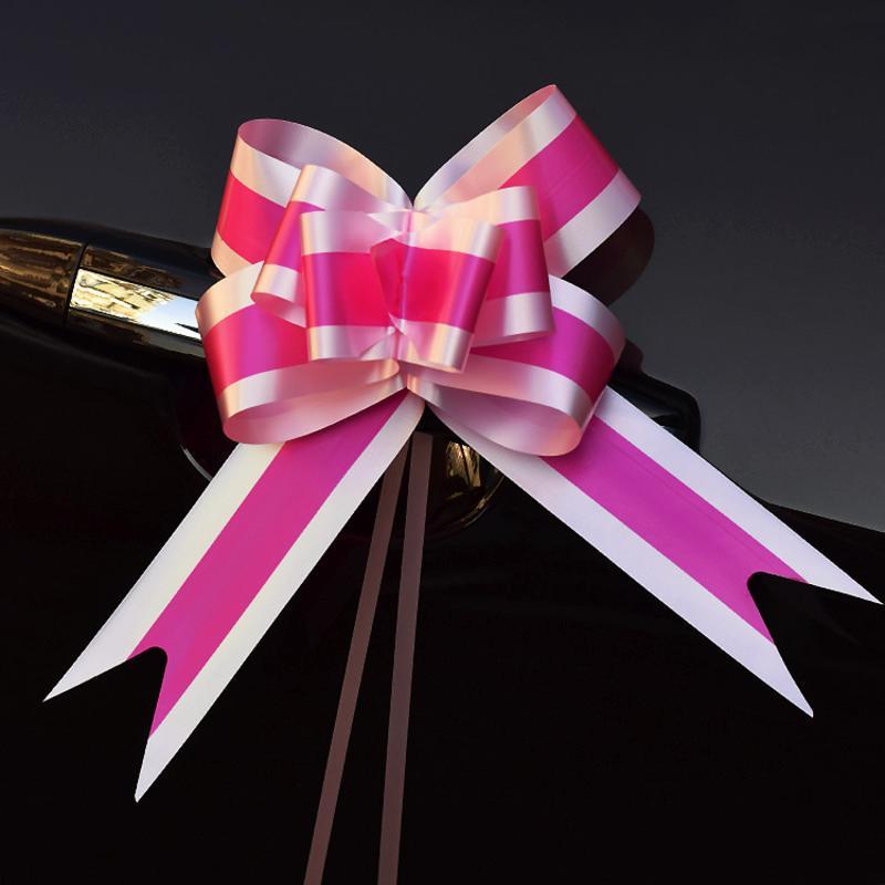 结婚车队装饰手拉花大号批彩带扎花蝴蝶结大号新车拉花