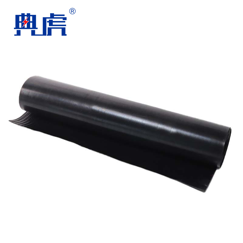 典虎 绝缘地垫 黑色条纹 6kv 10米*1米*3mm 卷高清大图