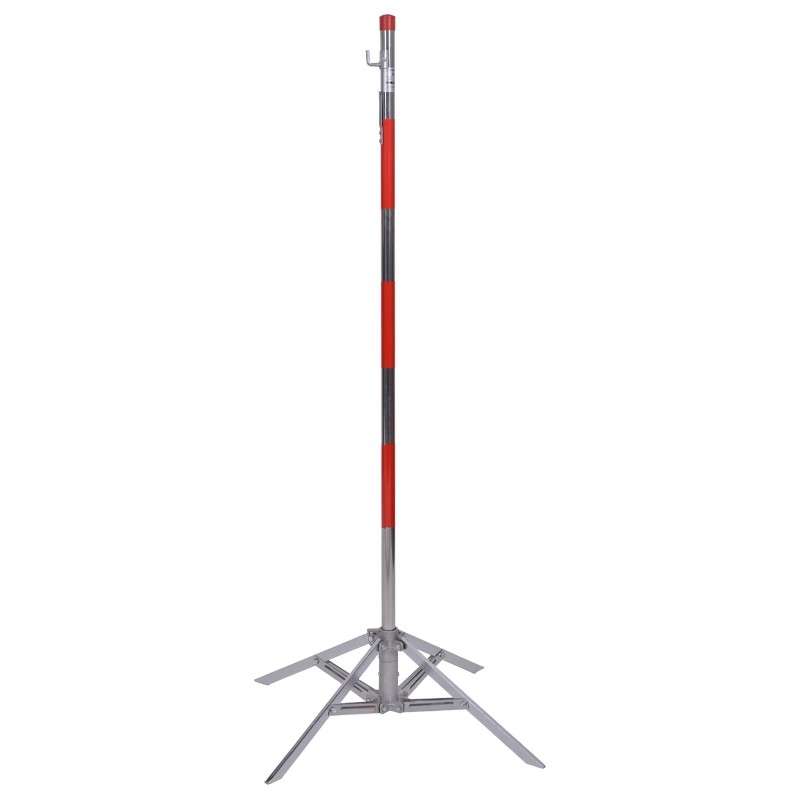 吉迎尚品 警戒线围栏杆安全围网立柱支架 伞式1.2米 个高清大图