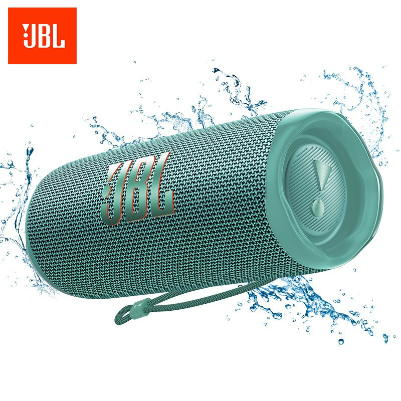 JBL FLIP6 音乐万花筒六代 便携式蓝牙音箱 低音炮 防水防尘设计 多台串联 赛道扬声器 独立高音单元翠绿