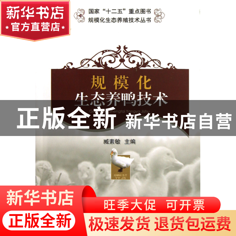 正版 规模化生态养鸭技术/规模化生态养殖技术丛书 臧素敏 中国农