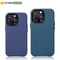 Yesfeel官配苹果13promax手机壳素皮iPhone13pro保护套皮革防摔女男款高端12原装正品网红同款min