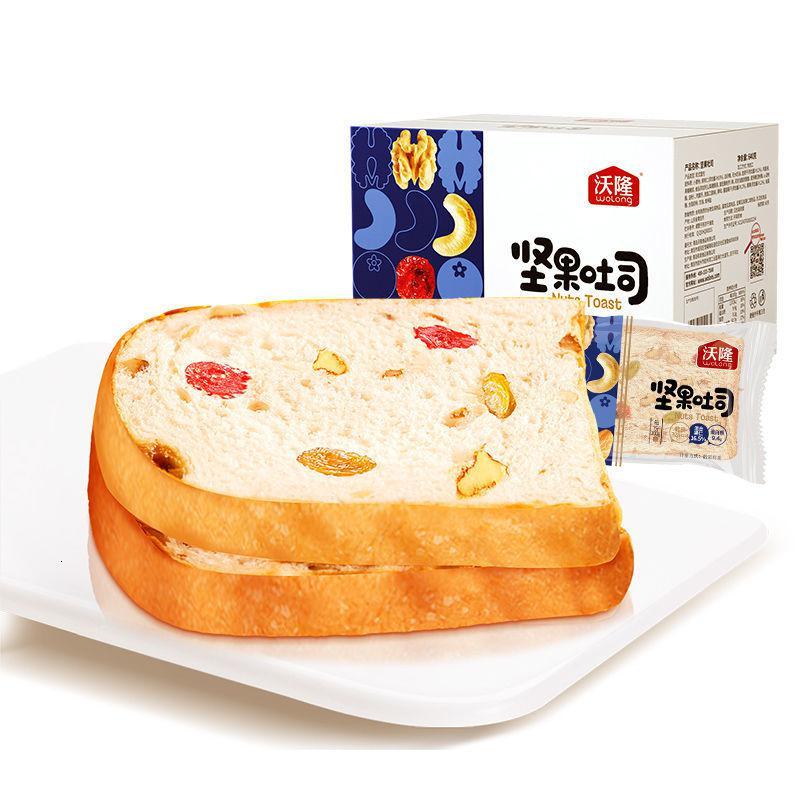 沃隆 坚果吐司面包640g 营养早餐 代餐速食松软切片面包粗粮